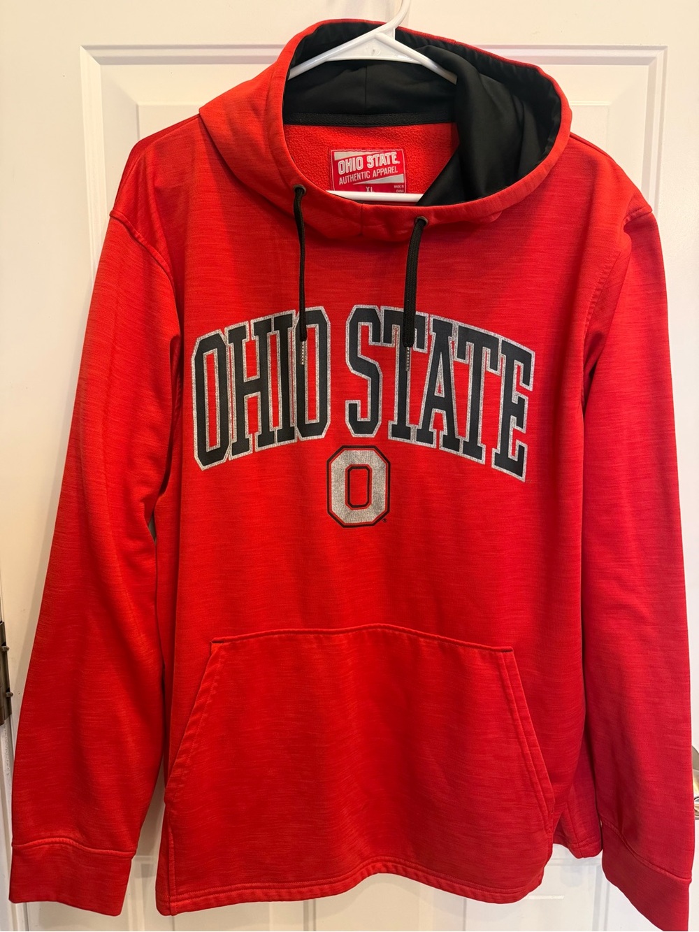 Ohio State Red Men's Pullover Hoodie